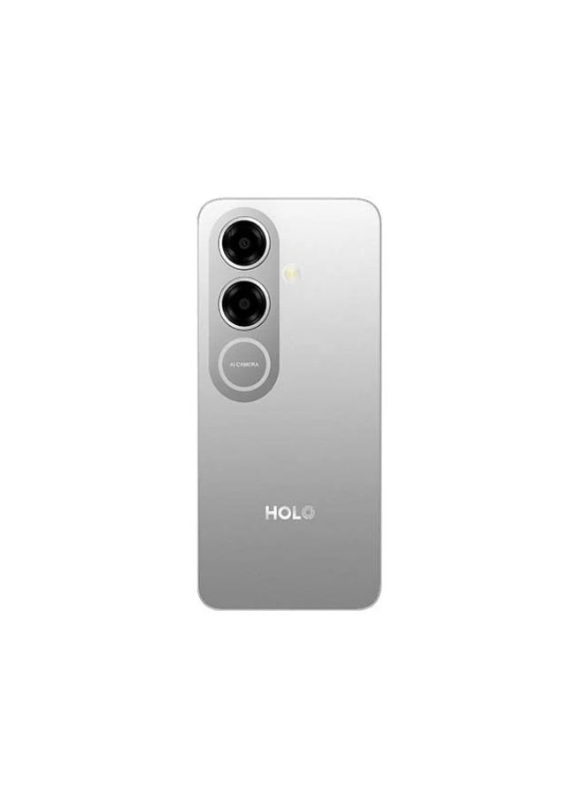 HOLO The A20 Dual SIM phone, Titanium Silver color, 10GB RAM, 128GB storage, supports 4G network. - Image 2